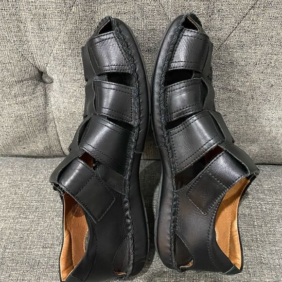Pikolinos Tarifa Black Leather Sandals Men Size 43 (9 9.5) main image 6